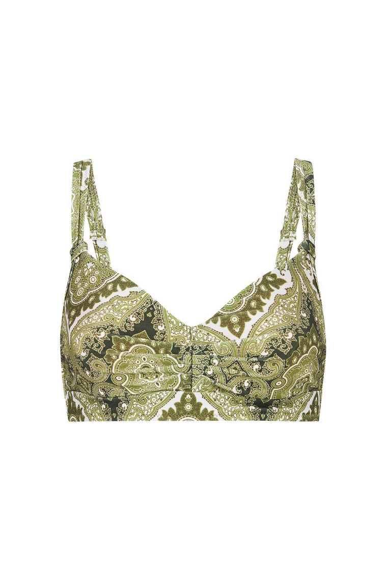 Delon Loren Bikini Top - Green