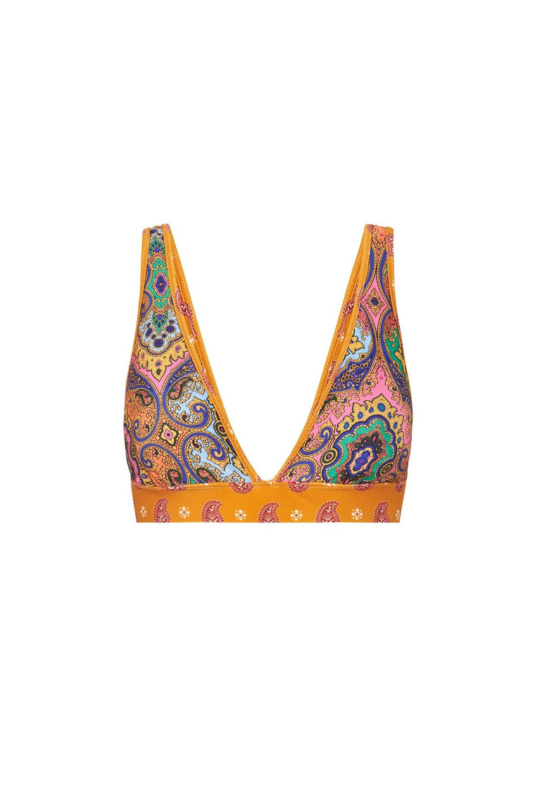 Delon Reversible Erin Bikini Top - Multi