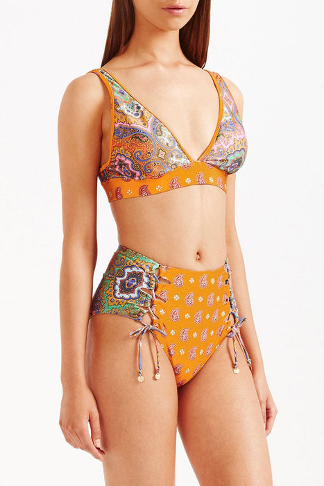 Delon Reversible Erin Bikini Top - Multi