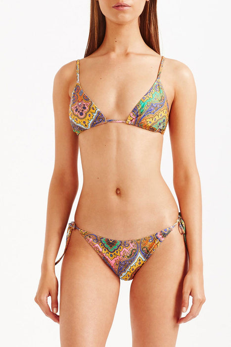 Tigerlily Delon Tara Triangle Bikini Top - Multi