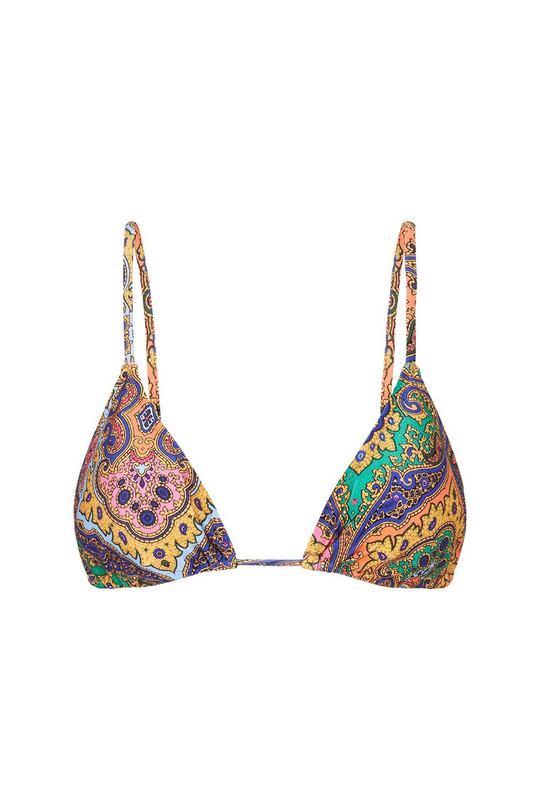 Delon Tara Triangle Bikini Top - Multi