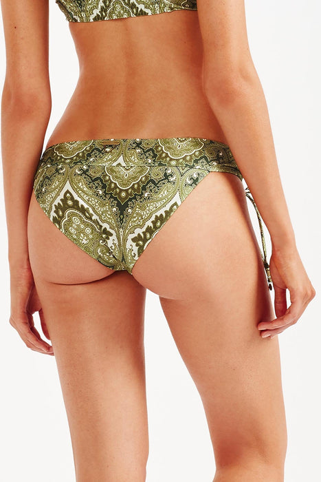 Delon Tiger Bikini Pant - Green
