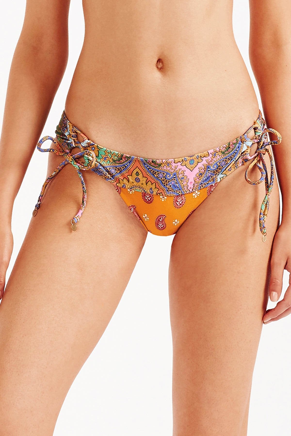 Tigerlily Delon Tiger Bikini Pant - Multi