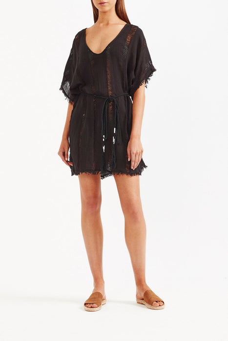 Tigerlily Despina Kaftan - Black