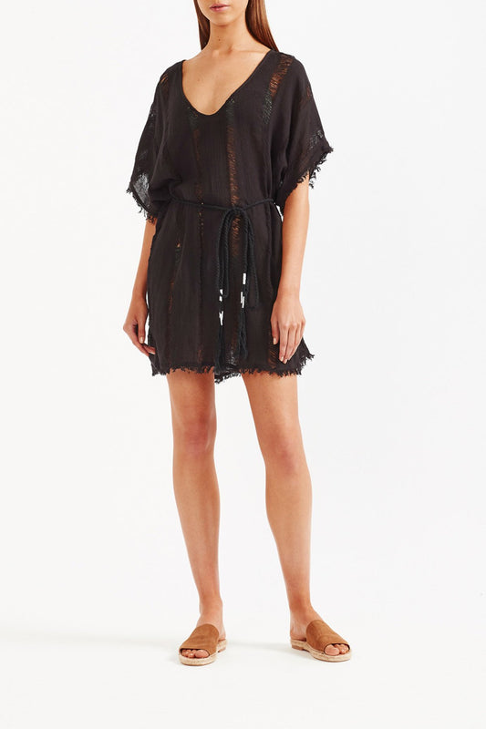 Tigerlily Despina Kaftan - Black
