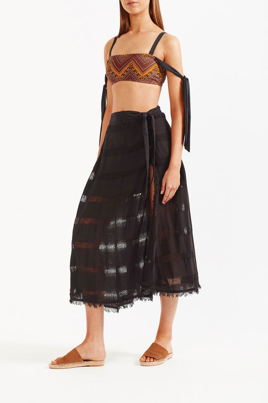 Despina Maxi Skirt - Black