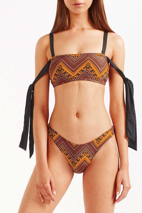 Tigerlily Eda Eden Bra Bikini Top - Rust
