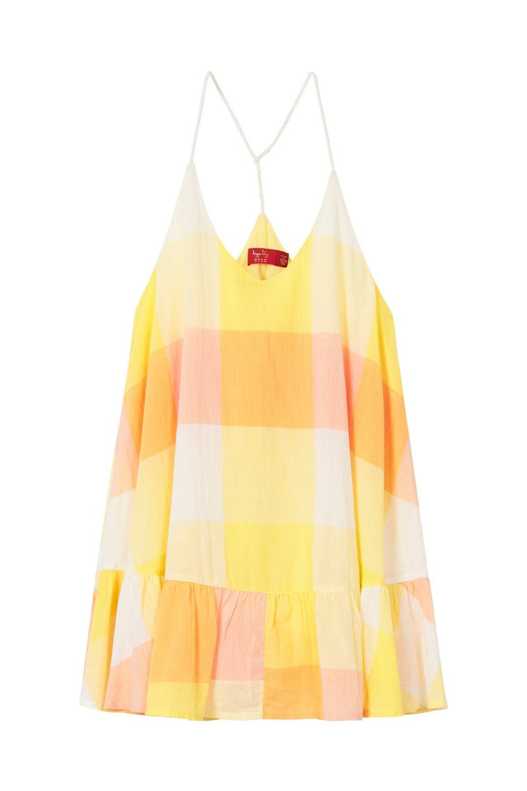 Ekaterina Mini Dress - Lemon