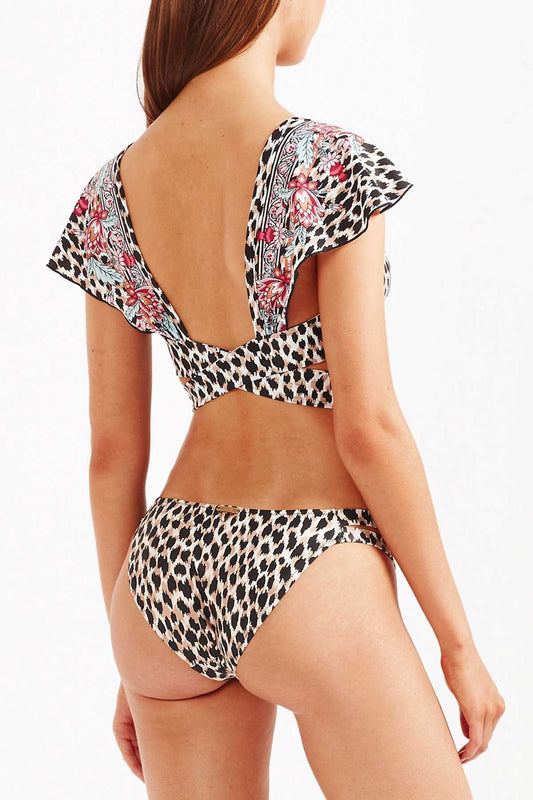 Elena Belle Bikini Top - Leopard