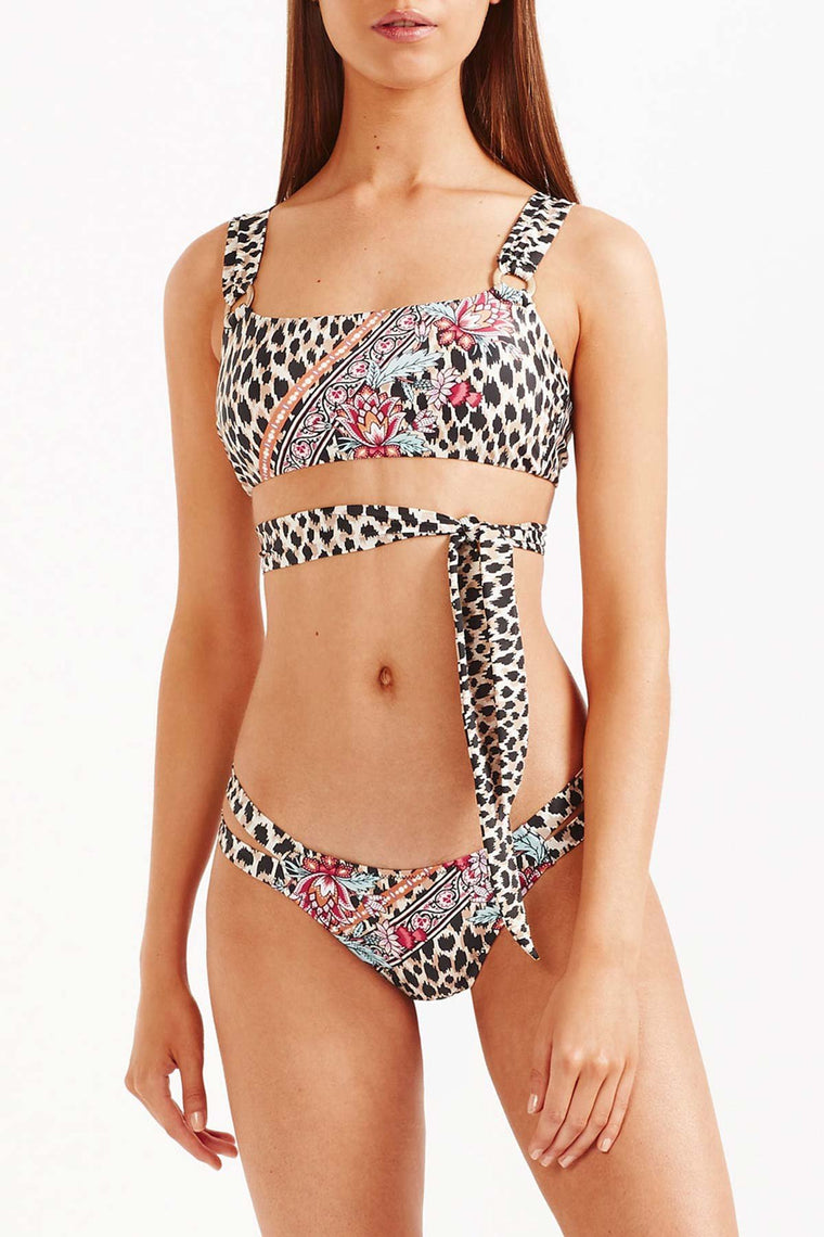 Elena Eden Bra Bikini Top - Leopard