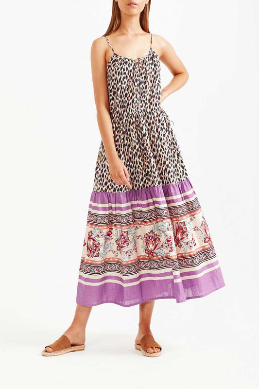 Tigerlily Elena Midi Dress - Leopard
