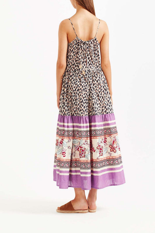 Elena Midi Dress - Leopard