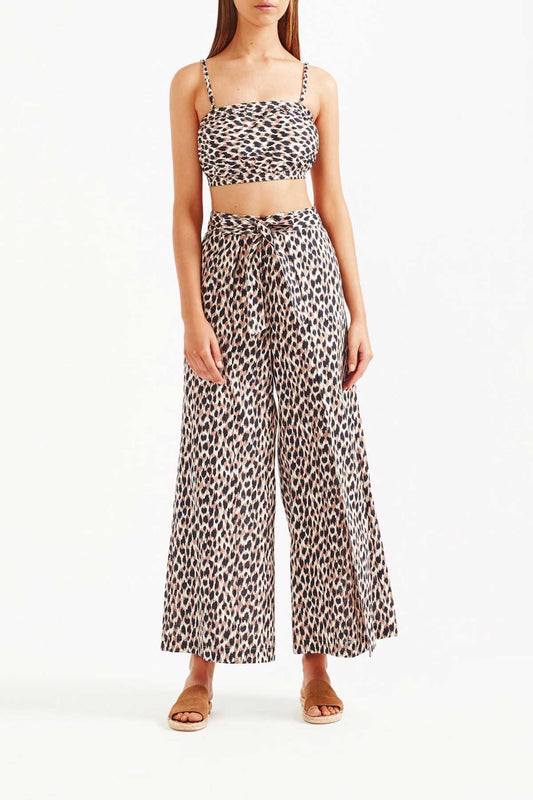 Elena Reversible Top - Leopard