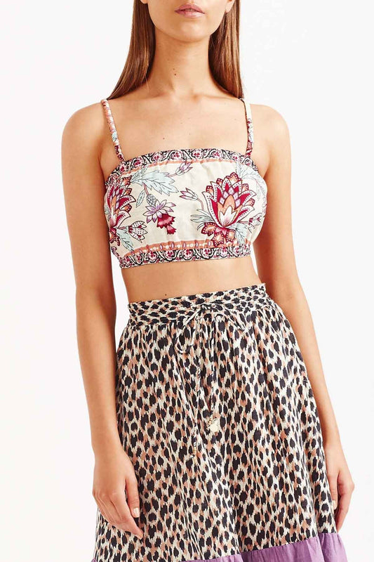 Elena Reversible Top - Leopard