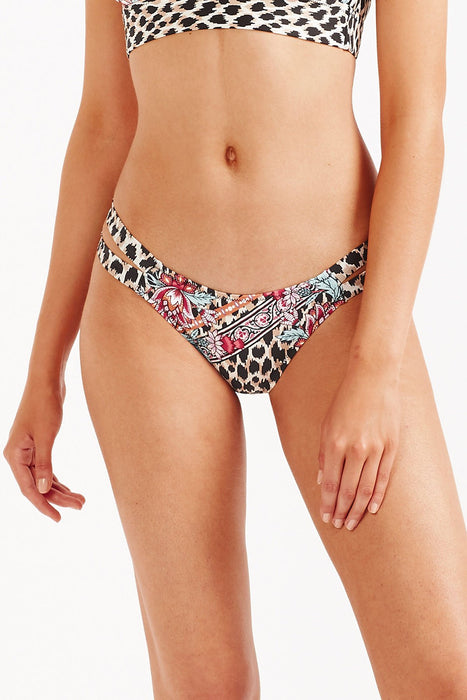 Tigerlily Elena Tiger Bikini Pant - Leopard