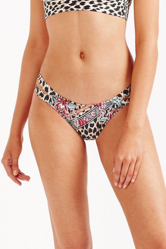 Tigerlily Elena Tiger Bikini Pant - Leopard