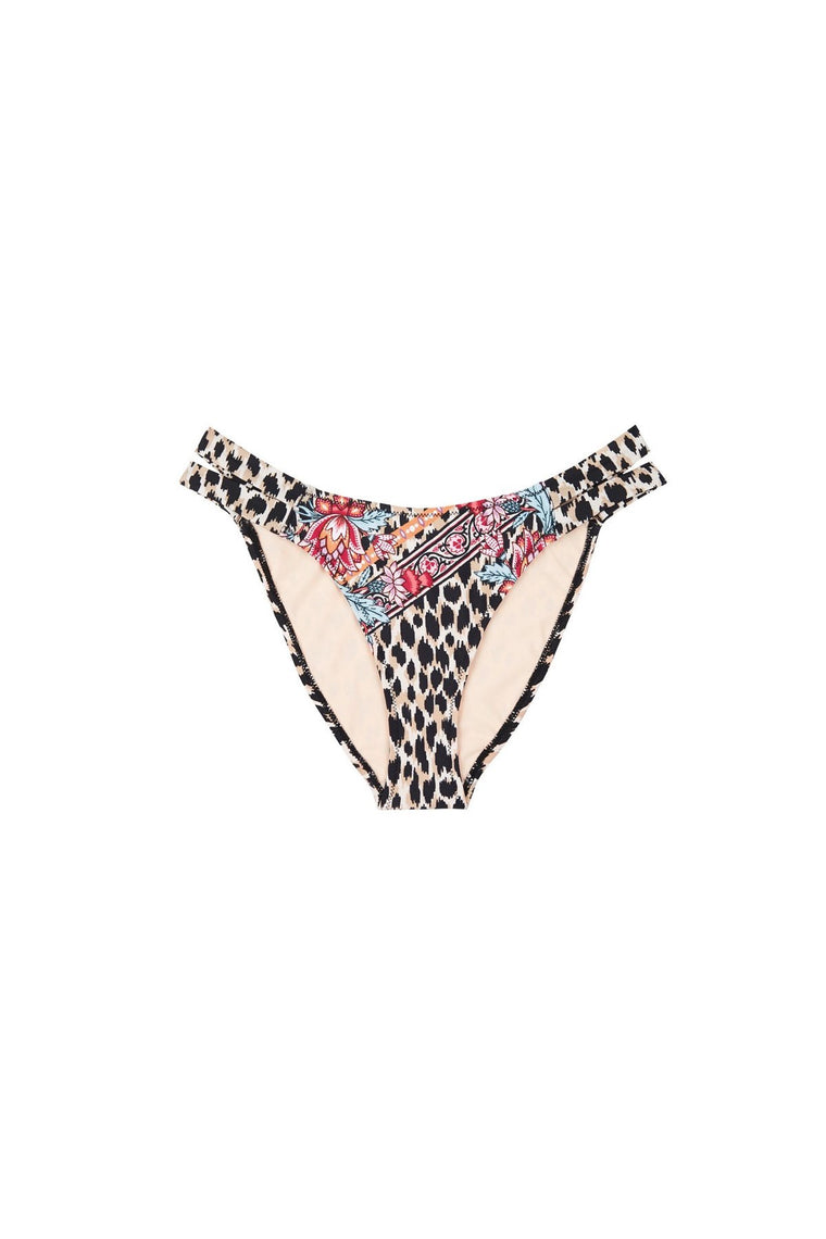 Elena Tiger Bikini Pant - Leopard