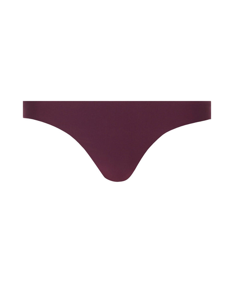 Fidelia Tiger Bikini Bottom - Plum