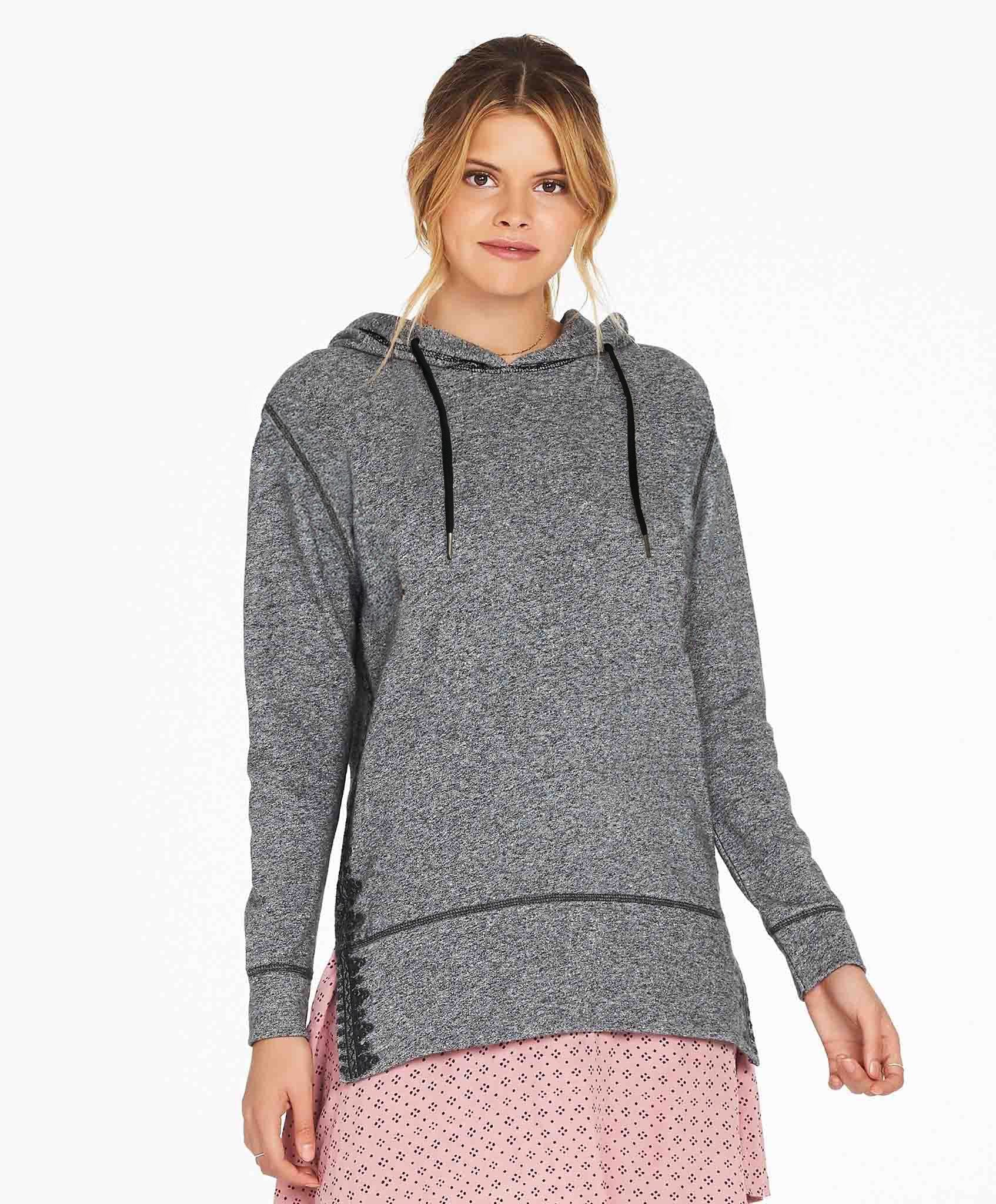 Tigerily Gustave Womens Hoodie Jacket - Charcoal