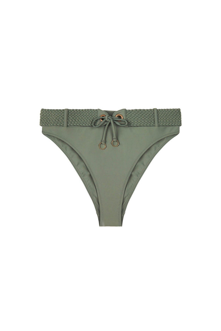 Halle Corset Bikini Pant - Vine