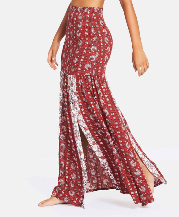 Hamilton Maxi Skirt - Red