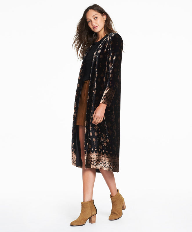 Tigerlily Jarmila Kimono Womens Jacket - Charcoal