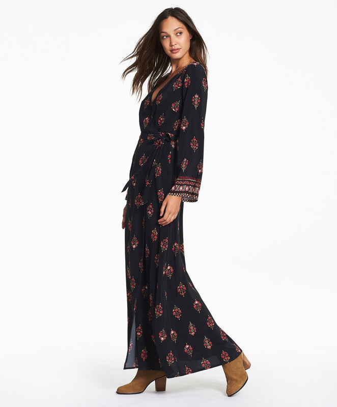 Julienne Wrap Maxi Dress