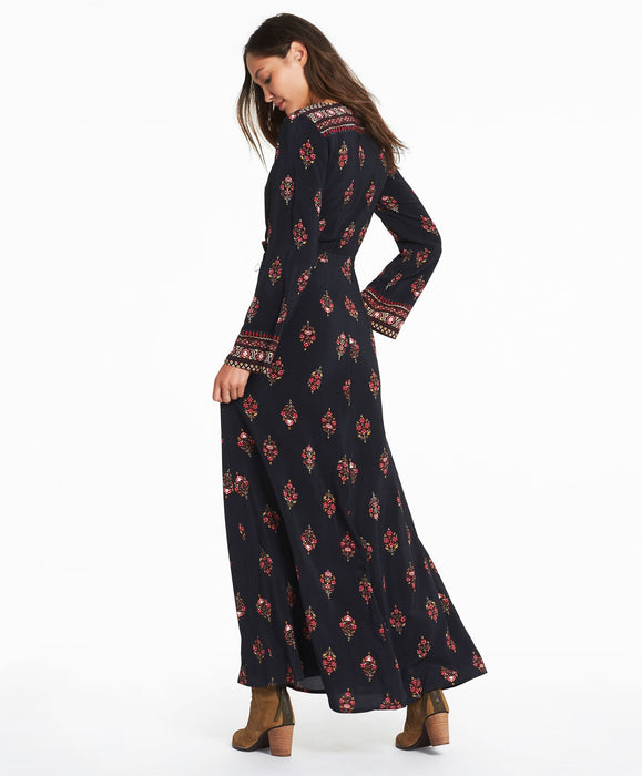 Julienne Wrap Maxi Dress