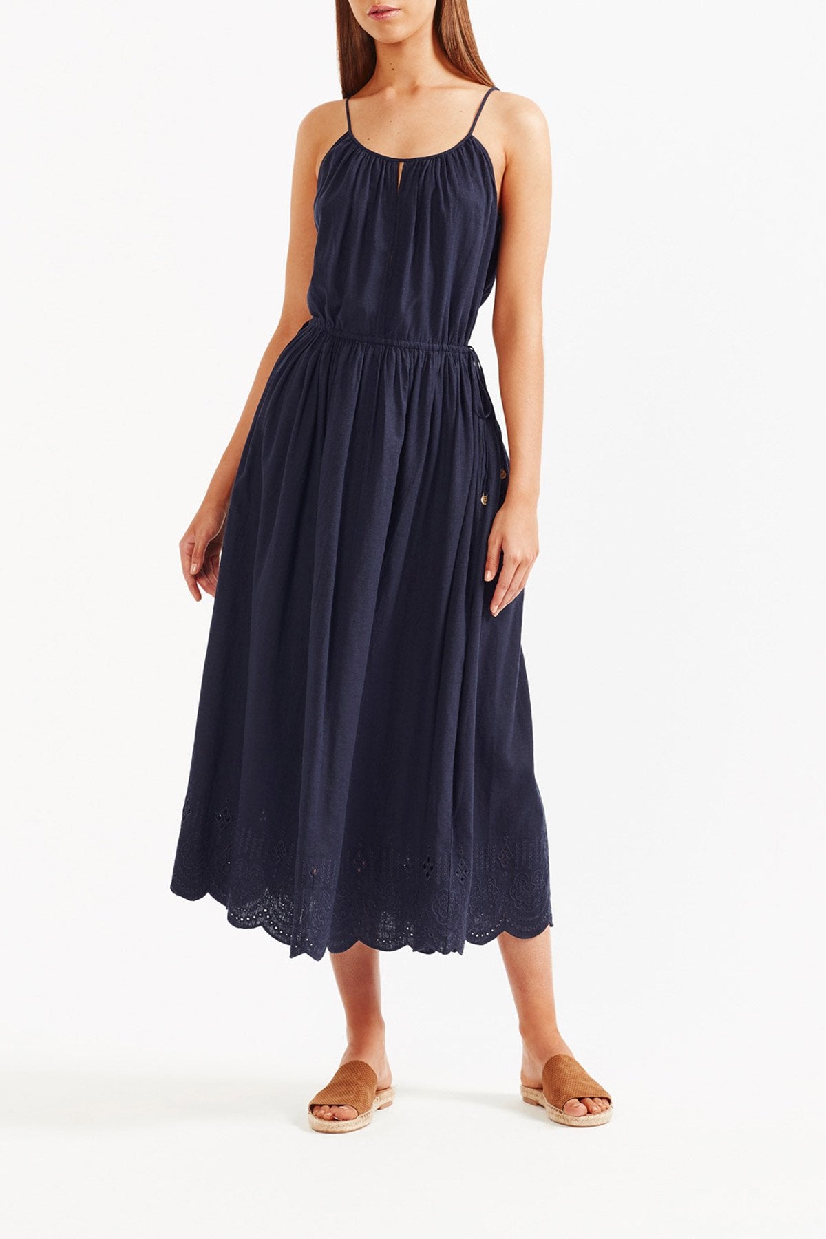 Tigerlily Kapari Midi Dress - Indigo