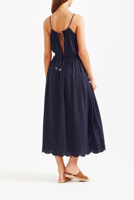 Kapari Midi Dress - Indigo