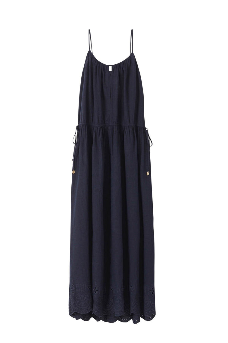 Kapari Midi Dress - Indigo
