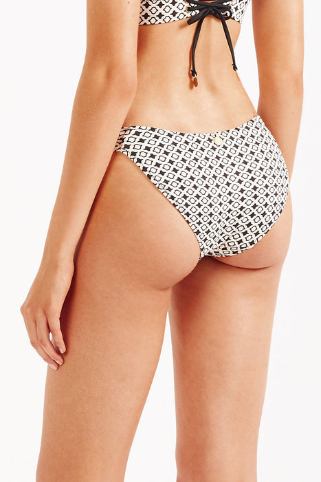Karezi High Tiger Bikini Pant - Bone