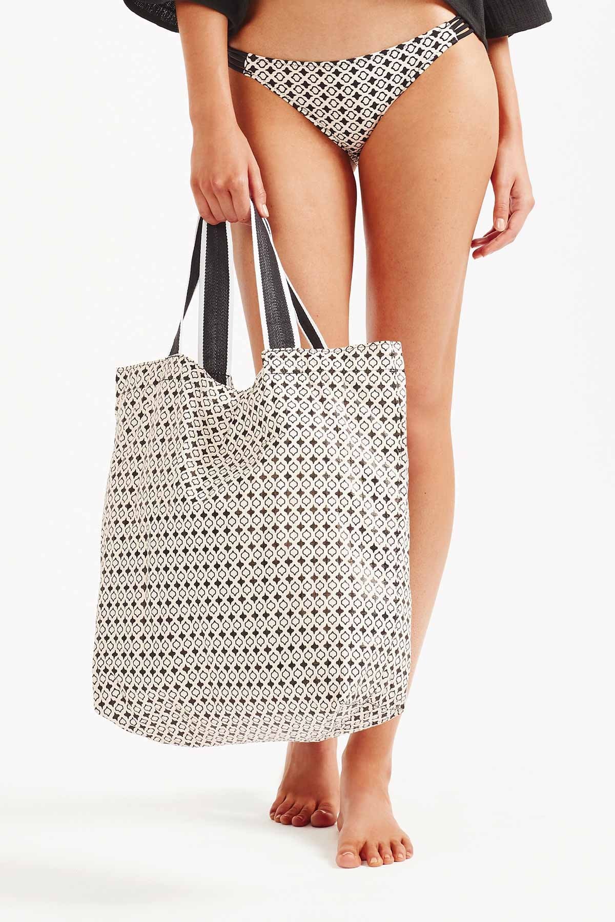 Tigerlily Karezi Tote Bag - Bone