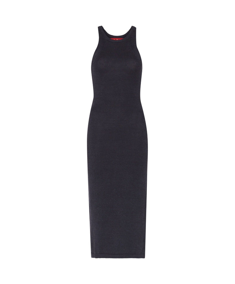 Lady Bird High Neck Midi Dress