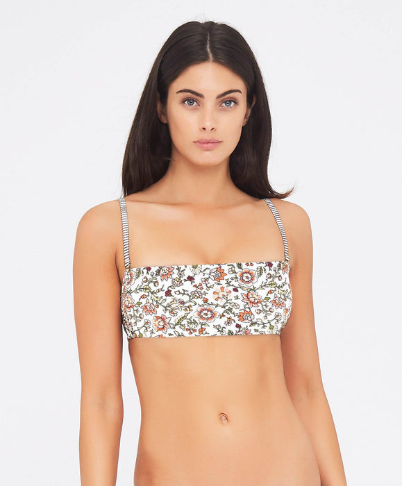 Tigerlily Marquisa Bandeau Bikini Top - Cream