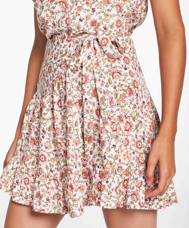 Tigerlily Marquisa Wrap Skirt - Cream