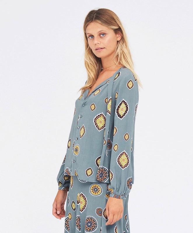 Matisse Blouse Top - Blue