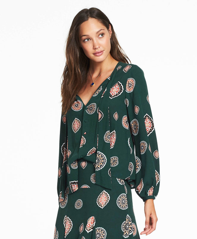 Matisse Blouse Top - Emerald