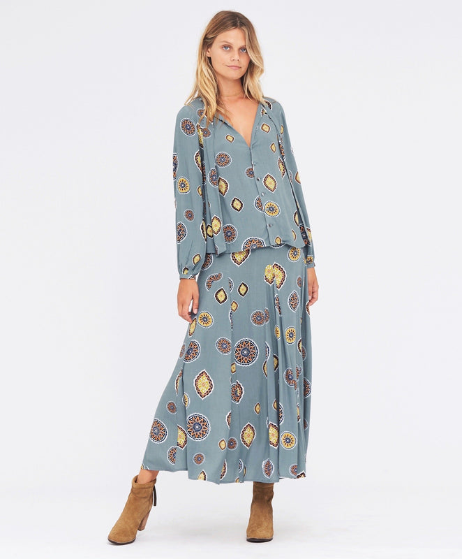 Matisse Maxi Skirt - Blue