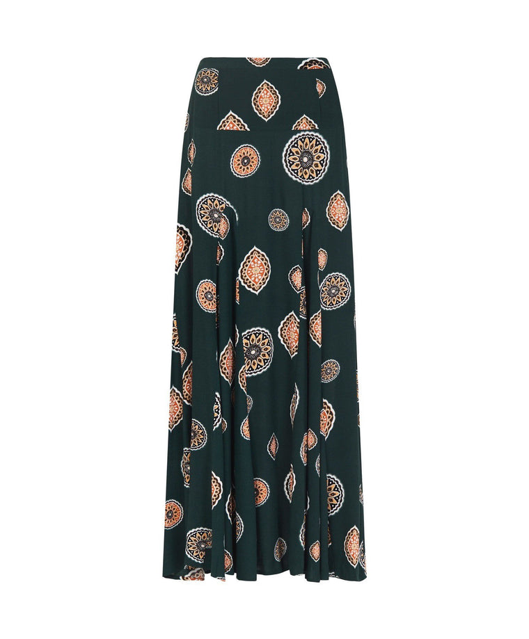 Matisse Maxi Skirt - Emerald