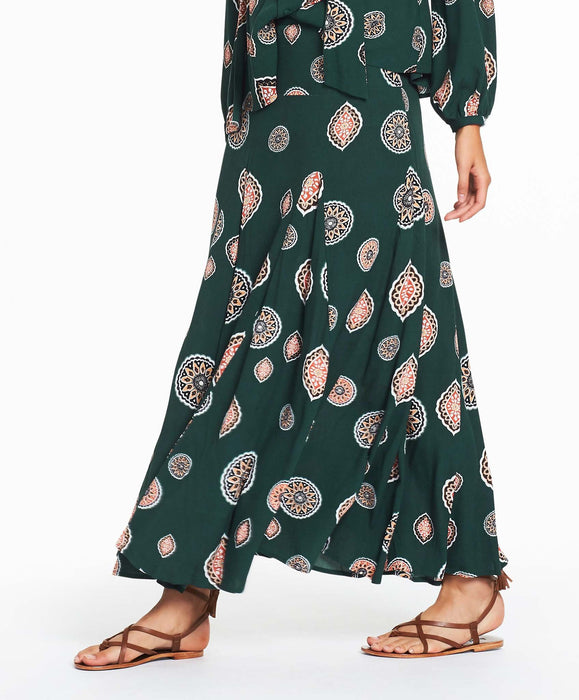 Matisse Maxi Skirt - Emerald