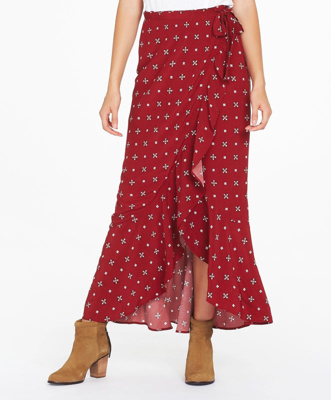 Tigerlily Morisot Maxi Skirt - Rust