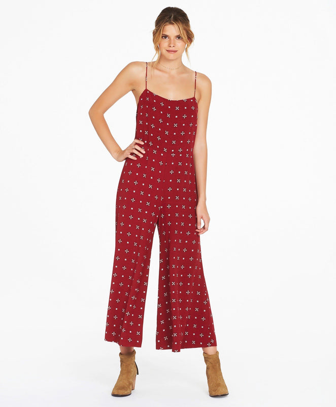 Tigerlily Morisot Wideleg Jumpsuit - Rust