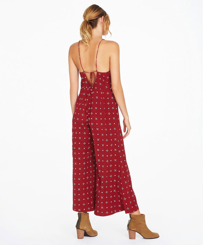 Morisot Wideleg Jumpsuit - Rust