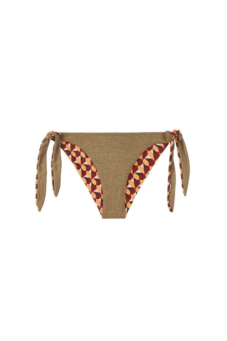 Nathalie Reversible Abbey Bikini Pant - Multi