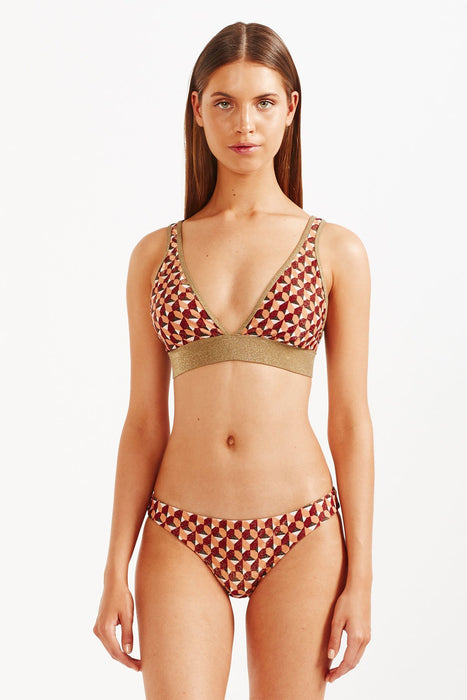 Tigerlily Nathalie Reversible Erin Bikini Top - Multi
