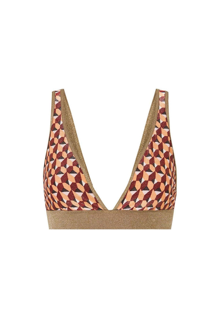 Nathalie Reversible Erin Bikini Top - Multi