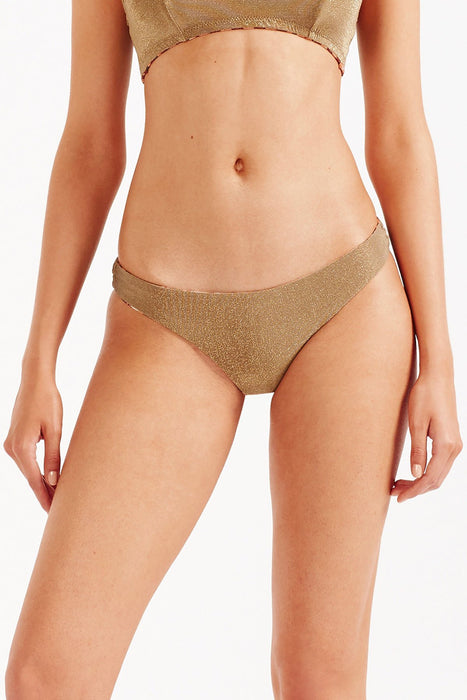 Nathalie Reversible Tiger Bikini Pant - Multi