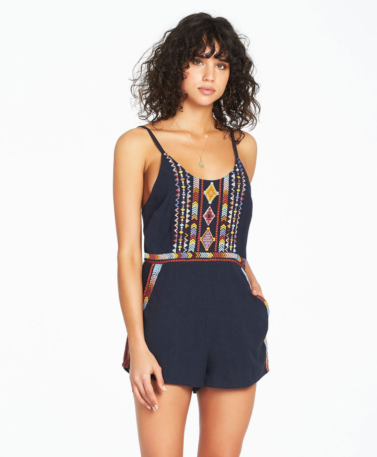 Nazilla Playsuit - Indigo