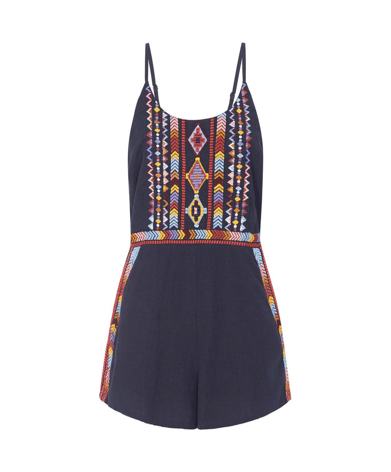 Nazilla Playsuit - Indigo